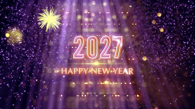 4K, 3840x2160 Pixels, 2027 Happy New Year Greetings Wishes Background

Suitable for New Year Party, Holiday Seasons, New Year Greetings

Happy New Year Opener for 2027