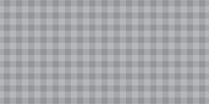 Seamless Gray Gingham Check Pattern Background for Textile and Graphic Design