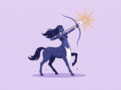 Sagittarius Zodiac Sign Mythological Archer Centaur