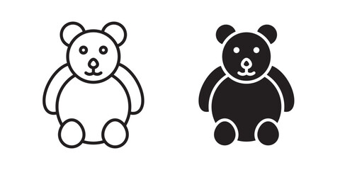 Fototapeta premium Teddy bear icon
