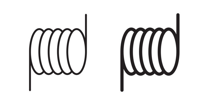 Wire coil icon