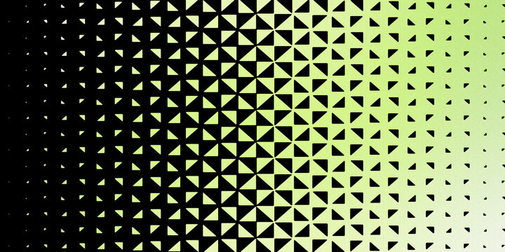 Gradient background with geometric triangular pattern transition from black to light green for modern website interface design.
