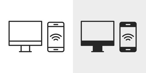 Device Connectivity Icon represents connected devices, synchronization, and smart technology. © Successor