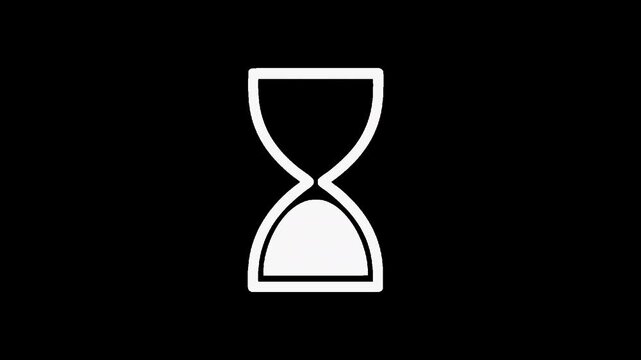 Minimal Circular Loading Spinner Animation Loop with Transparent Background for UI UX Design