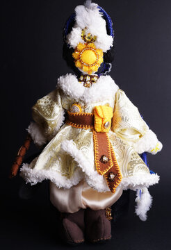 happy easter and motanka doll