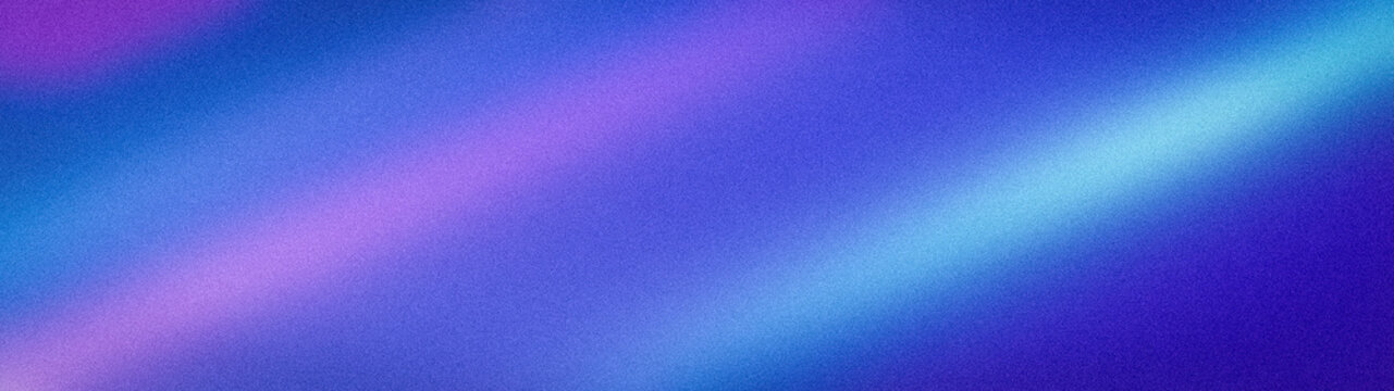 Abstract blue purple cyan gradient background with grainy texture tech wallpaper 4K blur backdrop template grunge banner