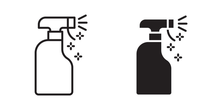 Cleaning spray icon