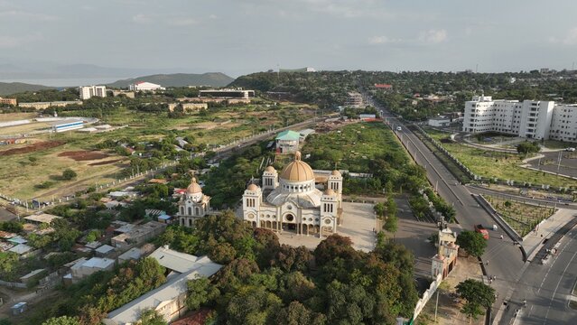 Arba Minch city, Gamo Gofa, Ethiopia, Drone, Areal, photo, landscape, 