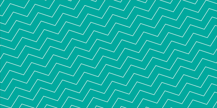 Green, white and grey chevron pattern background vector illustration. Simple zig zag tribal abstract pastel colored background.