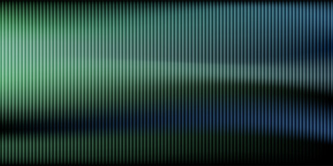 Dark grey green ribbed glass. Vector ribbed glass texture background. Mesh gradient. acrylic ribbed bath surface. Reeded glass background semitransparent overlay. Bath wall window © Ardy