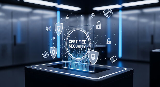 Advanced hipaa security system for data protection and cyber defense in a futuristic digital server room environment