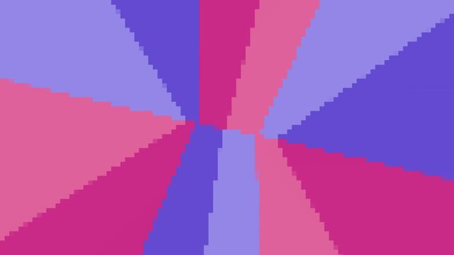 Colorful geometric pattern with triangular shapes in shades of vibrant violet purple and pink hues