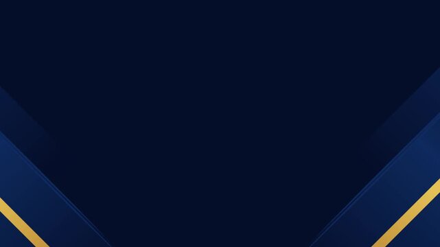 Elegant Blue and Gold Abstract Background Video
