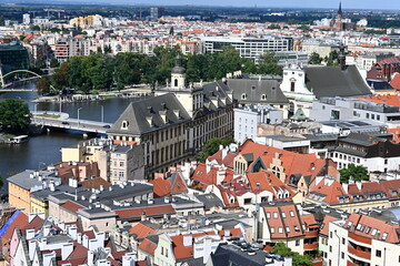 Wrocław, centrum miasta, panorama, Dolny Śląsk, Polska, Europa  © Albin Marciniak