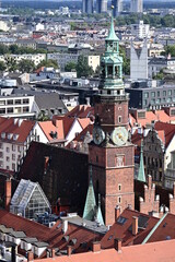 Wrocław, centrum miasta, panorama, Dolny Śląsk, Polska, Europa  © Albin Marciniak