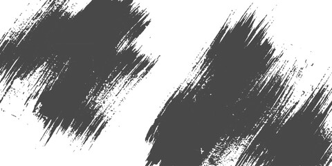 Abstract Brush Strokes: Dynamic and textured dark grey brush strokes with a rough, organic feel, creating a visually striking abstract composition on a clean, bright background. © Nur