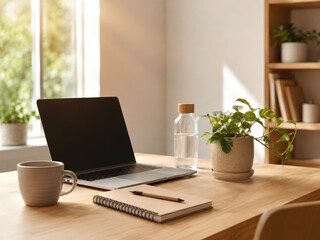 Fototapeta premium Eco-Friendly Sustainable Living at Home