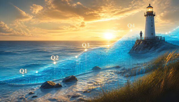The Tide Is the Data &mdash; The Summer Makes Growth Golden &mdash; The Lighthouse Is Still Above &mdash; Just &mdash; The CEO Can Read an Ocean