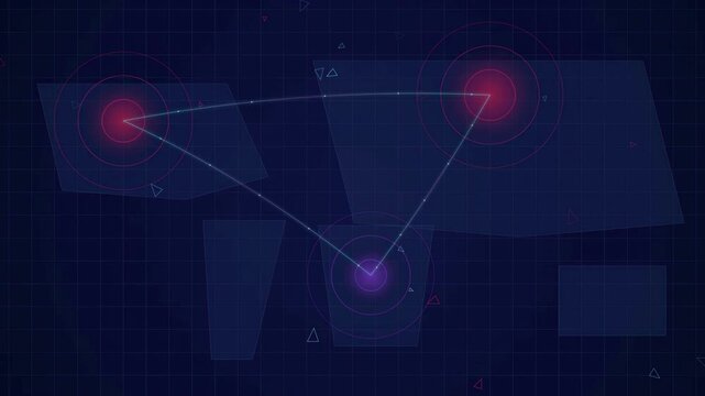 Digital technology interface processing tectonic tension data calculation for geographic network simulation infrastructure integration vulnerability analysis and radar tracking visualization