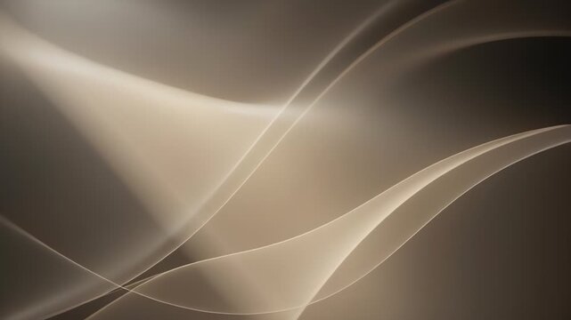 Abstract brown and beige wave pattern with soft light effects