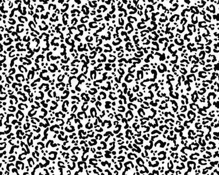 Seamless pattern of leopard leather, fashionable print 