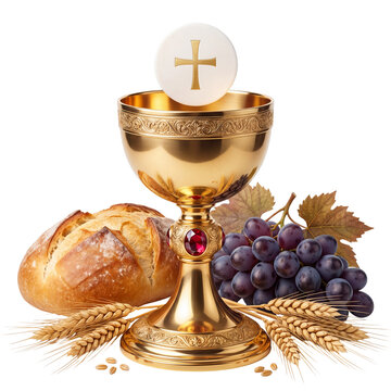 Golden Chalice Communion Symbol