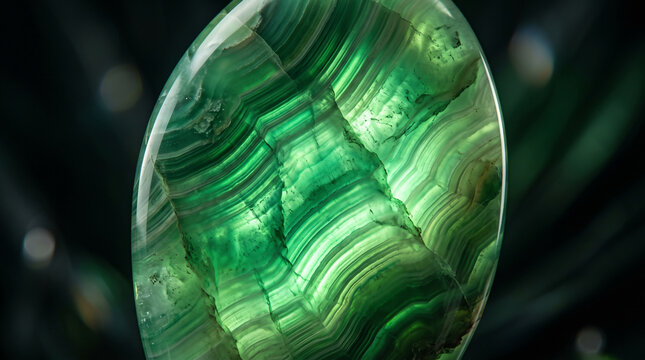 Luxury green malachite marble texture premium emerald jade background