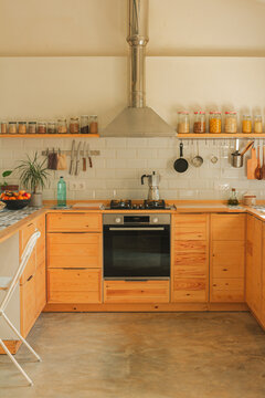 Modern Rustic Kitchen with Natural Light