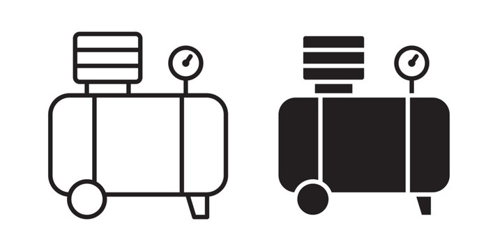 Air compressor icon