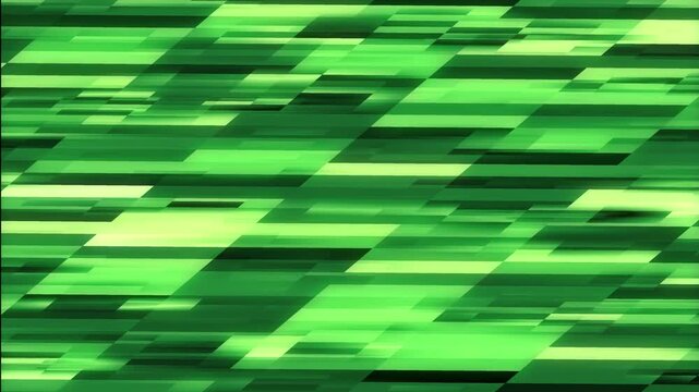 Green Digital Data Stream Motion Background