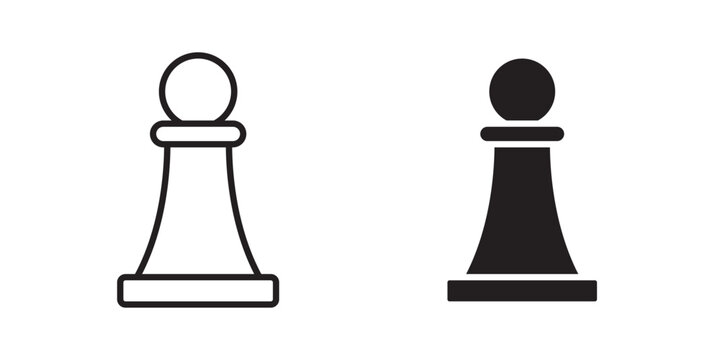 Chess pawn icon