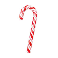 Fototapeta premium Classic red and white striped candy cane