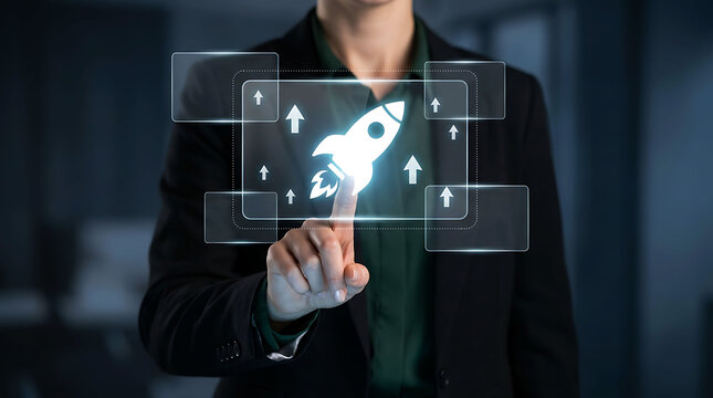 Startup Business Launch Growth Strategy Digital Innovation Success Technology Platform