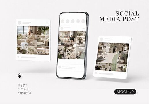 Instagram Social Media Post Mockup