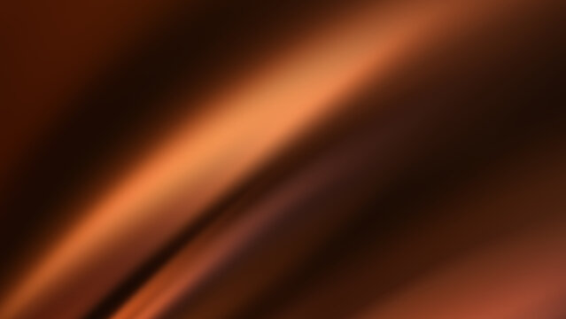 Abstract copper satin fabric texture with soft smooth folds and luxurious gradient lighting for sophisticated background designs creating a warm elegant flowing visual effect