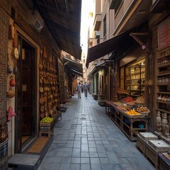 Fototapeta premium street in the old town of tallinn