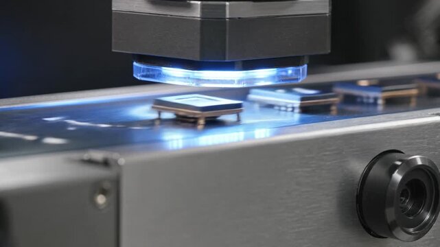Hardware industrial scanner machine testing computer microprocessor component
