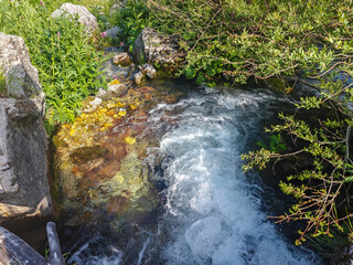 Clear Mountain Spring Water Cascade © vadiml