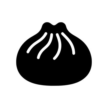 Dumpling icon representing traditional Asian cuisine.