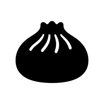 Dumpling icon representing traditional Asian cuisine.