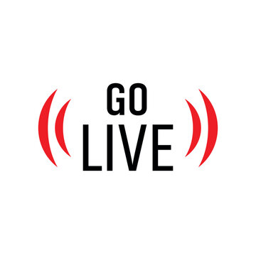 Go live button