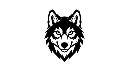 wolf head vector © jonatan
