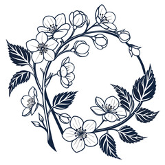 begonia wreath with leaves © MOHAMMADRIPON