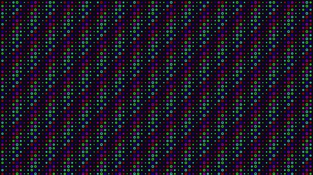 abstract digital background with vibrant red and blue pixelated pattern