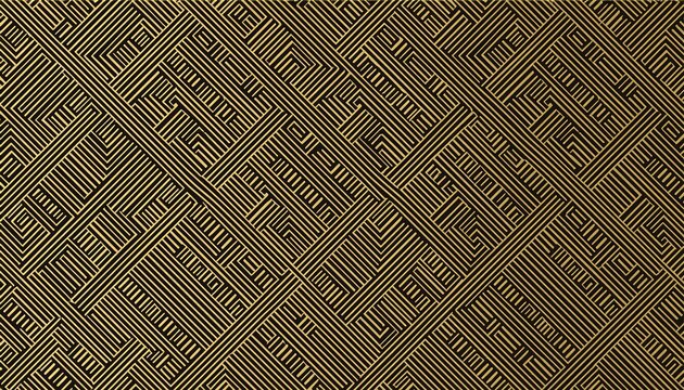 background pattern seamless diagonal square shape abstract gold color and line geometric line