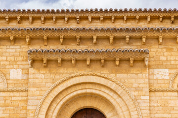 San Martin church detail, Romanesque architecture in Fromista, Spain © Richard Semik