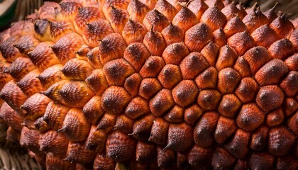 Fototapeta premium Close Up Of Salak Fruit Texture
