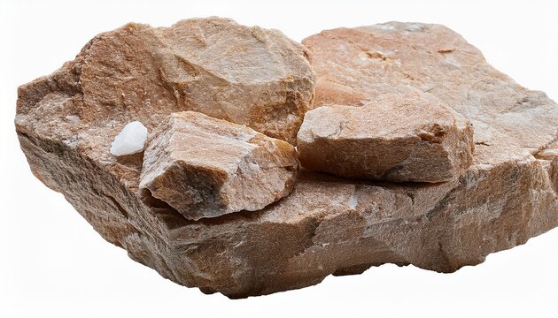 Feldspar Is A Group Of Aluminosilicate Minerals Consists Of Aluminum Silicon And Oxygen Along With Sodium Potassium Or Calcium Isolated On Transparent Background