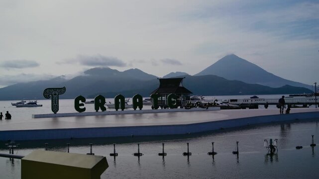 an icon of the ternate city