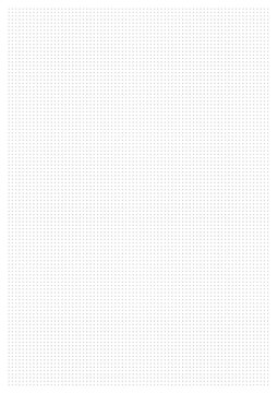 Blank bullet journal dot grid template A4 vertical, notebook dots, printable planning sheet